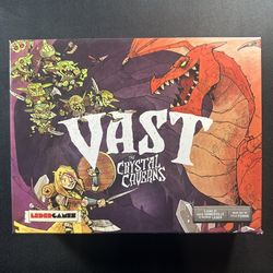 Vast The Crystal Caverns Board Game Read Description