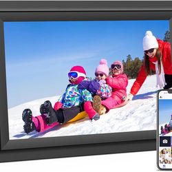 Digital Picture Frame, 10.1 Inch WiFi Digital Photo Frame, IPS HD Touch Screen Electronic Picture Frame, 16GB Storage, Slideshow, Easy to Share Photos