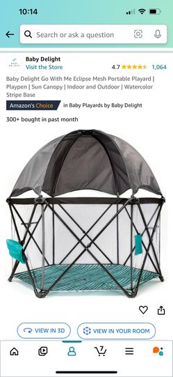 Portable Playpen W/ Canopy