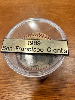 1989 SF Giants Team Autographed Baseball