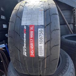 17” NITTO NT555RII
Brand New - Available Today!

Size 245/45R17