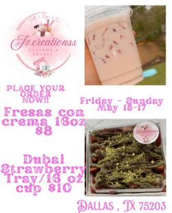 Dubai Strawberry- Fresas Con Crema