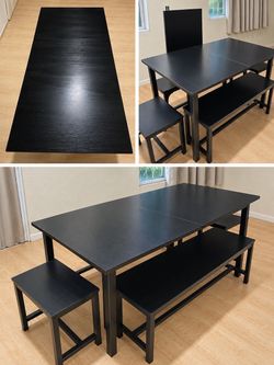 Black Dining Table