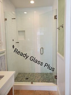 Shower door glass