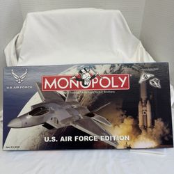 Vintage Monopoly US Air Force Edition 2003 Board Game Hasbro New Sealed Pieces