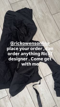 Rick Owen’s hoodie