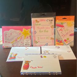 Kids preprinted Thank You Cards