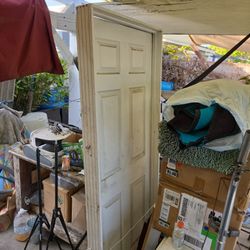 32" Wood Door With Frame