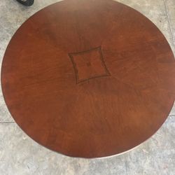 Oval Wooden Coffee Table 