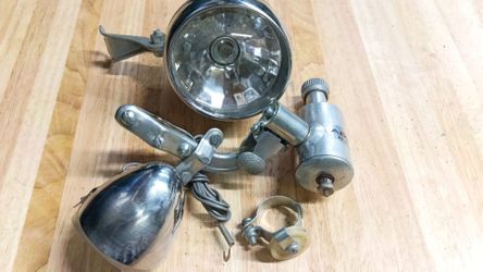 Vintage Bicycle Dynamo Light Set