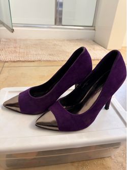 Purple heels - size 5.5