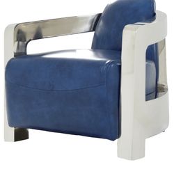 Aviator II Blue Leather Accent Chair( I have 2 of them )