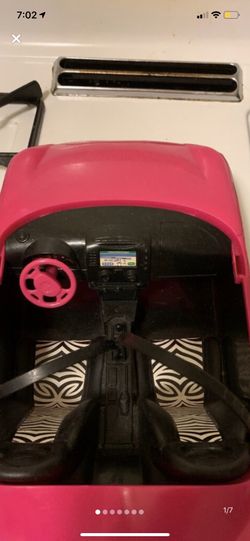 Barbie Glam Cruise Convertible Signature Pink Vehicle with Seatbelts $20