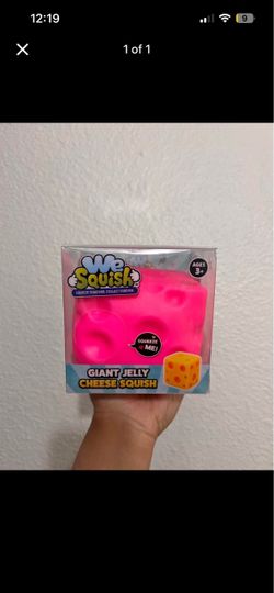 We Squish Giant Jelly Cheese Squish 🧀🩷