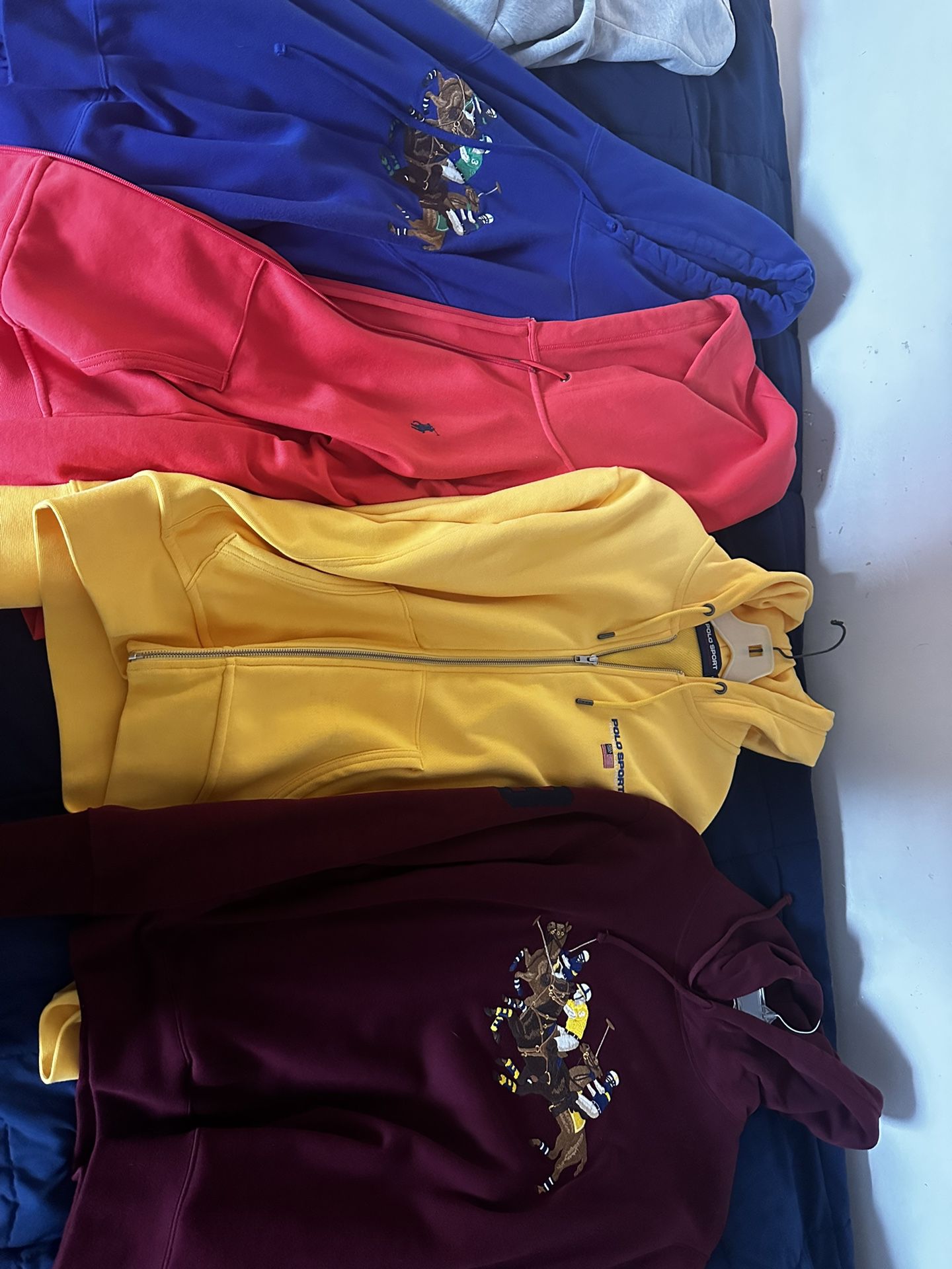 Polo Double Knitted Tracksuits, Hoodies, And pants (All medium) for Sale in  Boca Raton, FL - OfferUp
