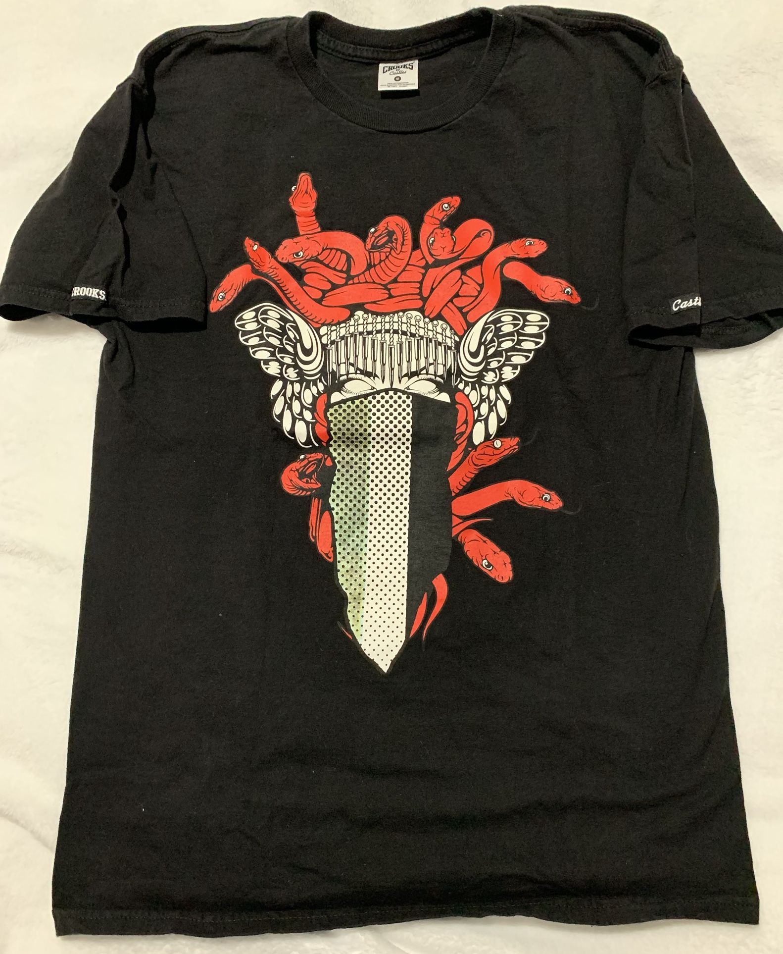 Crooks & Castles Medusa Tri-Color Bandana Size Medium