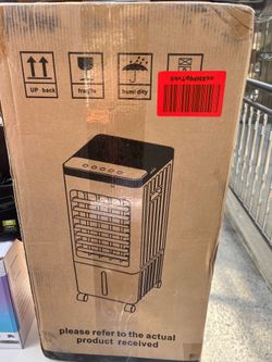 Brand New W11 Portable Evaporative Air Cooler, 110V Rolling Cooling Fan with Timer
