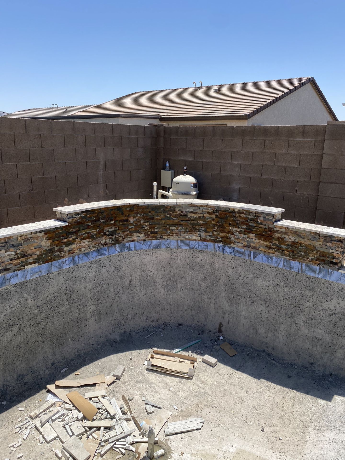 Pool Coping Waterline Tile And Stone