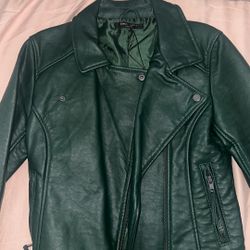 Green Leather Jacket