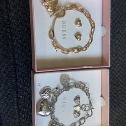 Guess Earrings, Bracelet