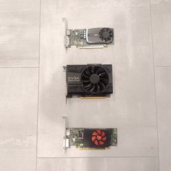 Various gaming graphics card video card gpu cards graphic dual moniter monitors gpus dedicated