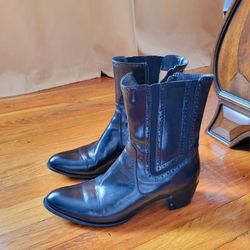 Leather Italian Boots Size 8.5