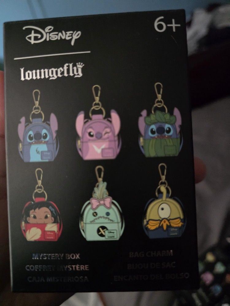 Loungefly Disney Lilo & Stitch Mini Backpack Keychains