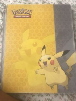 Pokémon binder and cards (read description)