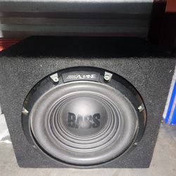 ALPINE 8 INCH SUB IN Box
