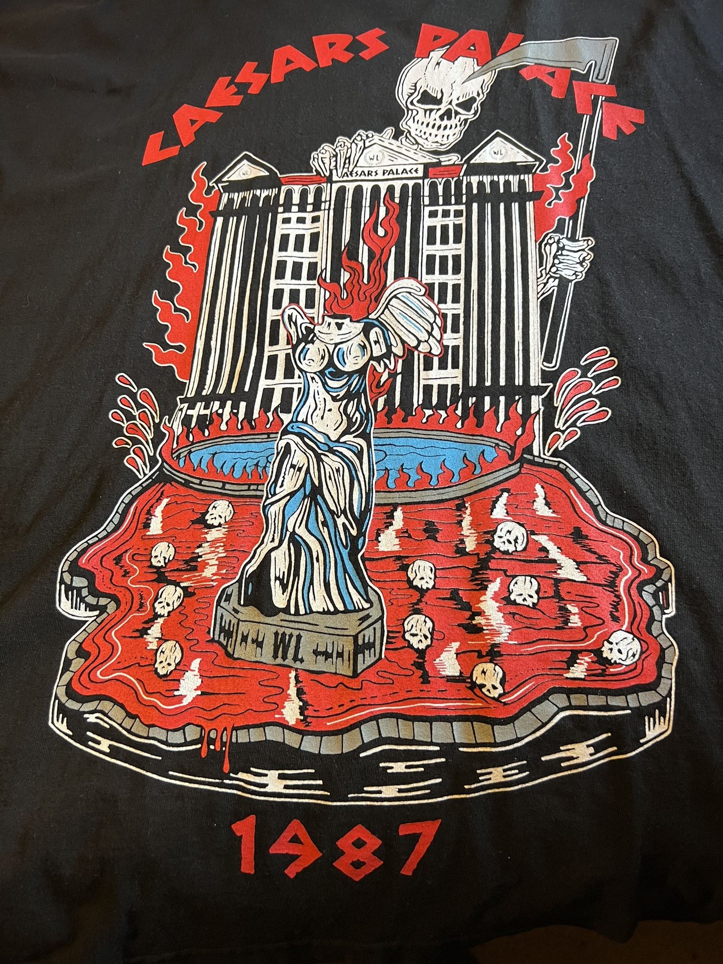Warren Lotus Shirt Caesar’s Palace Size XXL
