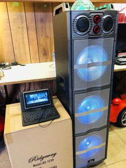 ⭐️CLEARANCE⭐️ SÚPER ESPECIAL 3x10” RECARGABLE y tablet WiFi // SPECIAL SALE 3x10” PORTABLE BLUETOOTH SPEAKER and tablet