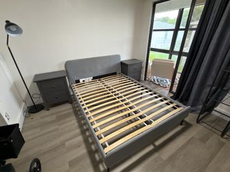 IKEA Bedframe and Nightstands