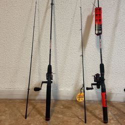 Ugly Stik GX2 Spinning Fishing Rod And Reel Combos 6 Foot 2 Piece Medium Action - New And Old Model Available 
