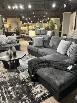 Chic & ultra-contemporary design sectional offering extra seating space