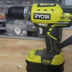 Ryobi  Drill  18.0 V-1/2 In