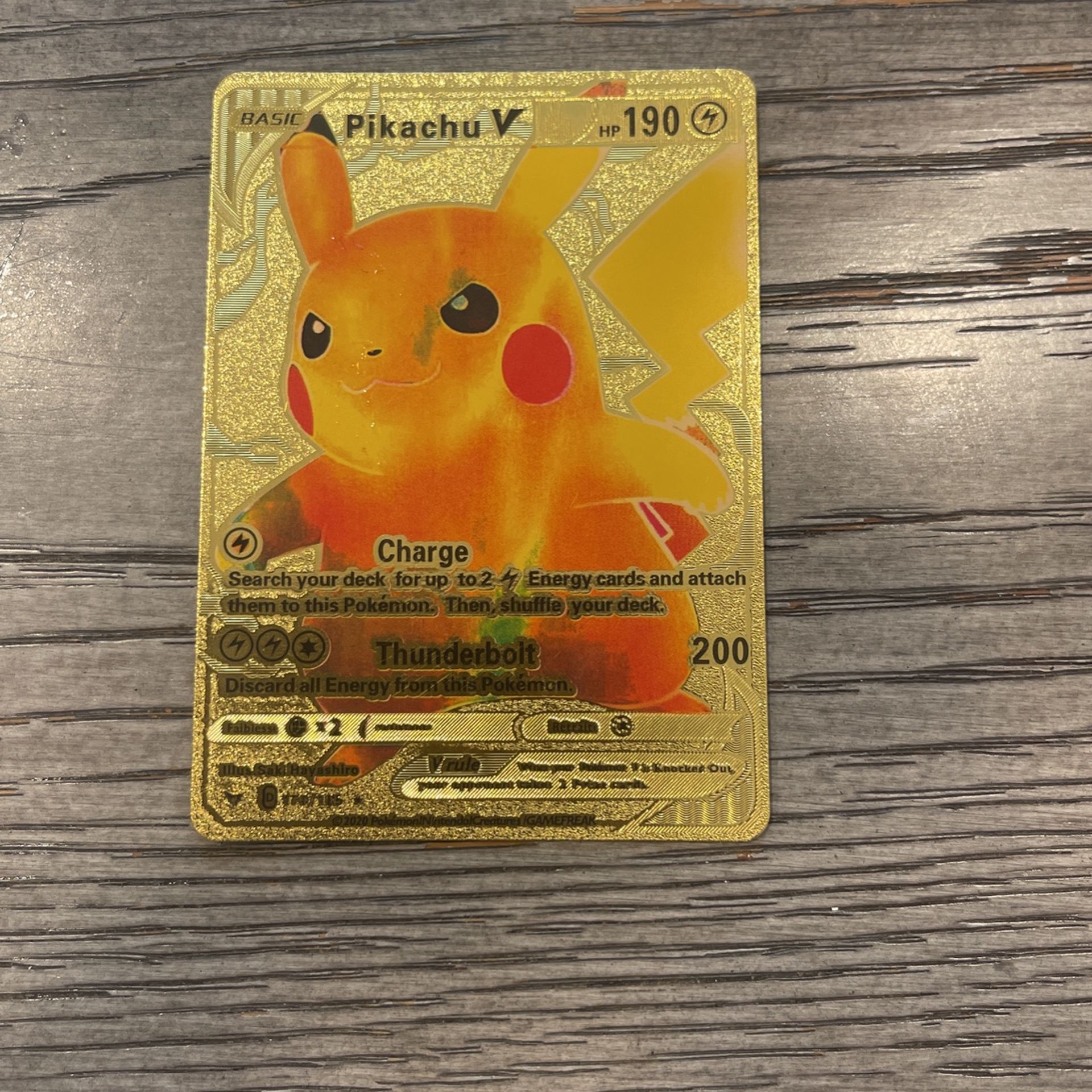 Pikachu v Gold HP190 for Sale in Los Angeles, CA - OfferUp