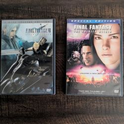 Final Fantasy VII Advent Children And Spirits Within DVD Blu Ray