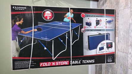 Classic Sports Fold 'N Store Table Tennis