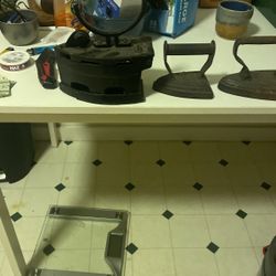 Antique cast-iron irons
