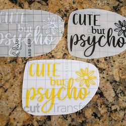 Cute By Psycho Decals