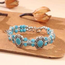 Turquoise Beaded Bracelet
