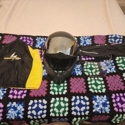 Slightly Used/like New Scorpion Exo Moto Helmet. Large