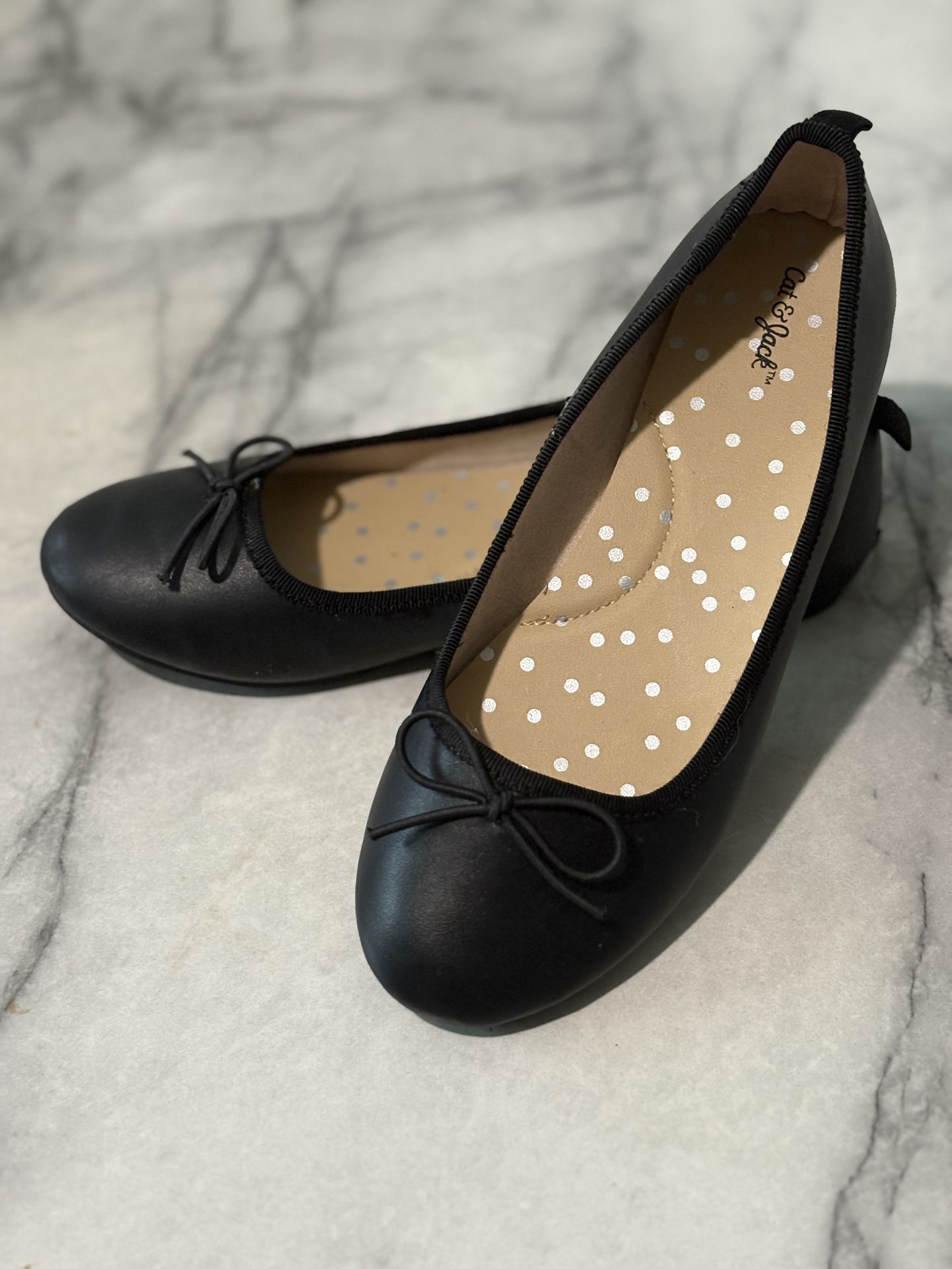 Cat & Jack Flat Ballet Girl Shoes Size 2