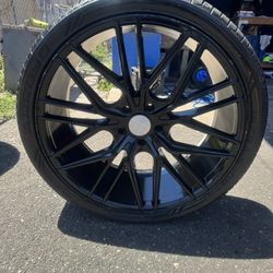 BMW 22” Black Rims