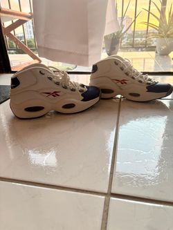 Reebok Question Mid Red White Blue