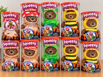 Squeezy Dress Up Bears🐝🐸🍄