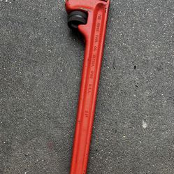 Rigid 24” Pipe wrench.  S.W.Arl