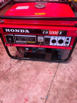 Honda Generator EB 5000X
120/240 Volts outlet