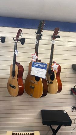 Three Acoustic Guitars MARKED DOWN