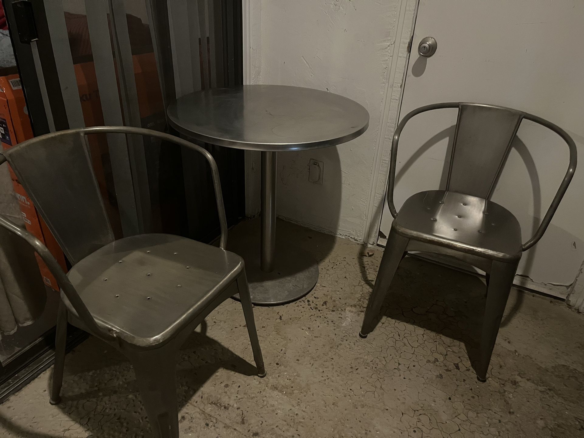 Table And Chair Metal